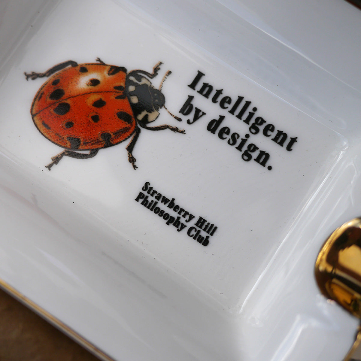 INTELLIGENT BY DESIGN CERAMIC TRAY