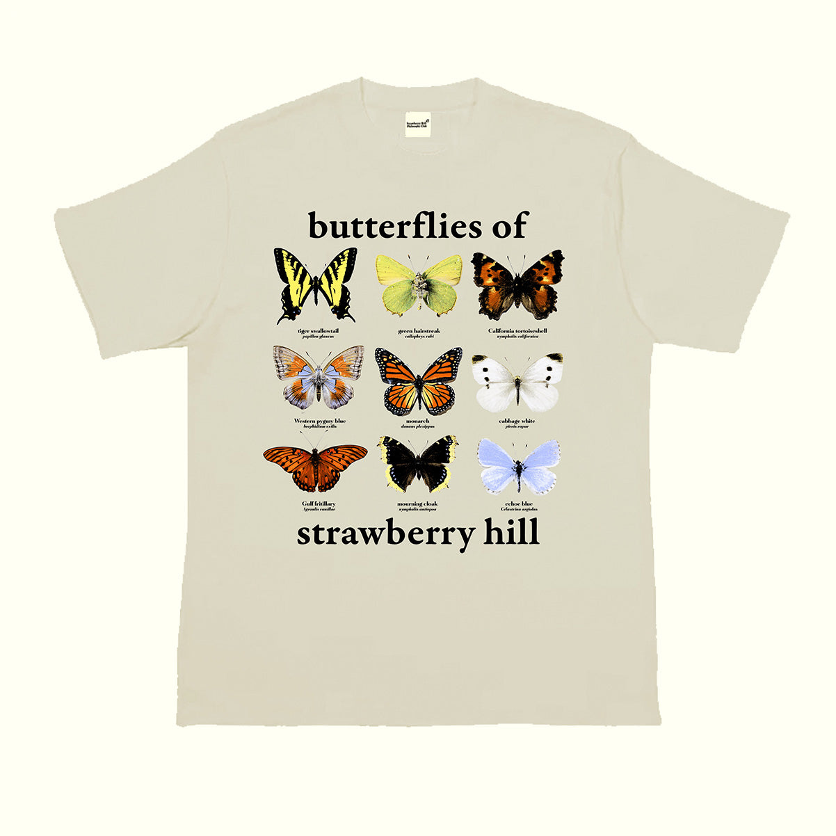BUTTERFLIES OF STRAWBERRY HILL TEE