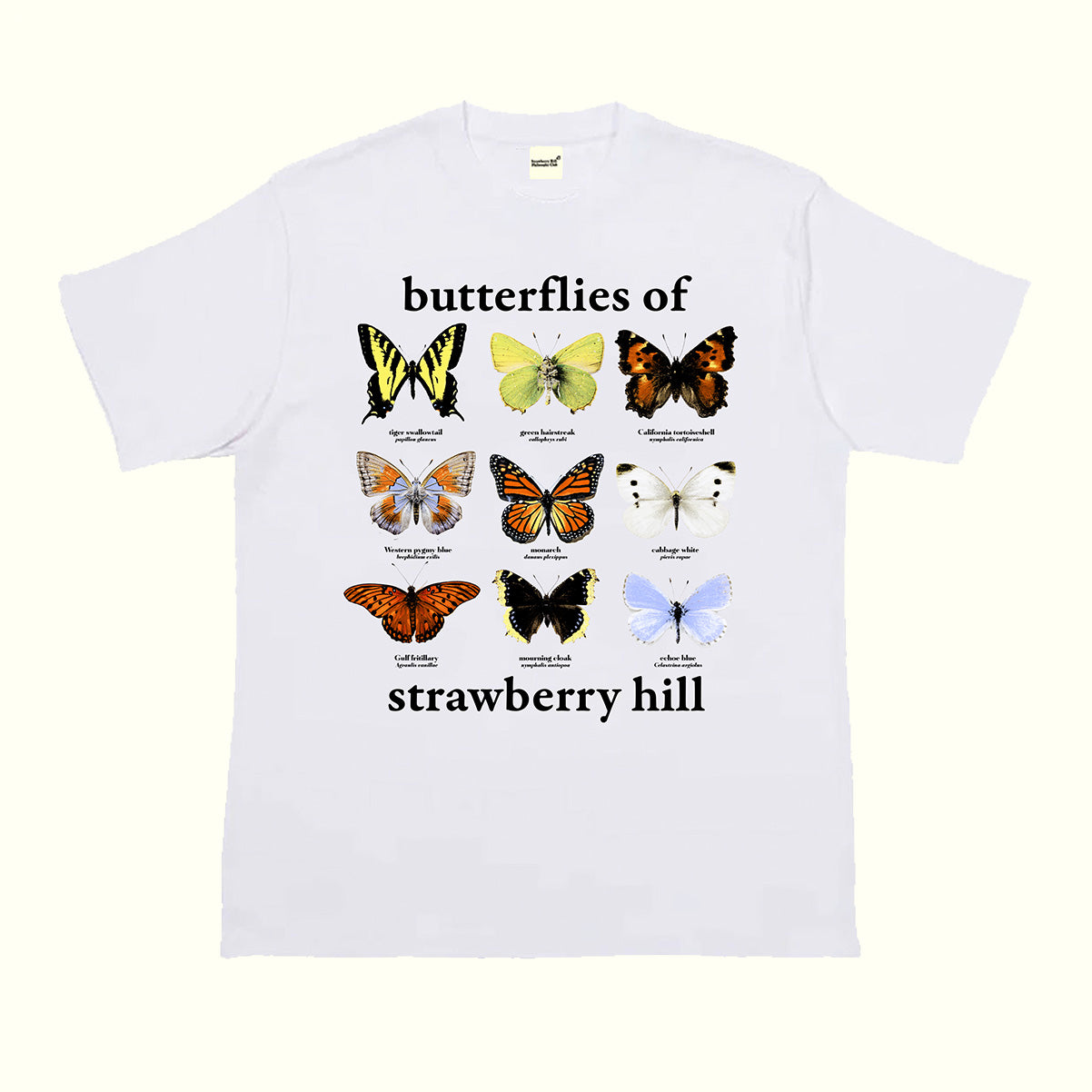 BUTTERFLIES OF STRAWBERRY HILL TEE