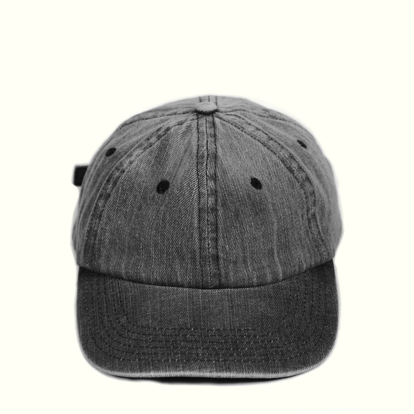 LOGO CAP - BLACK DENIM