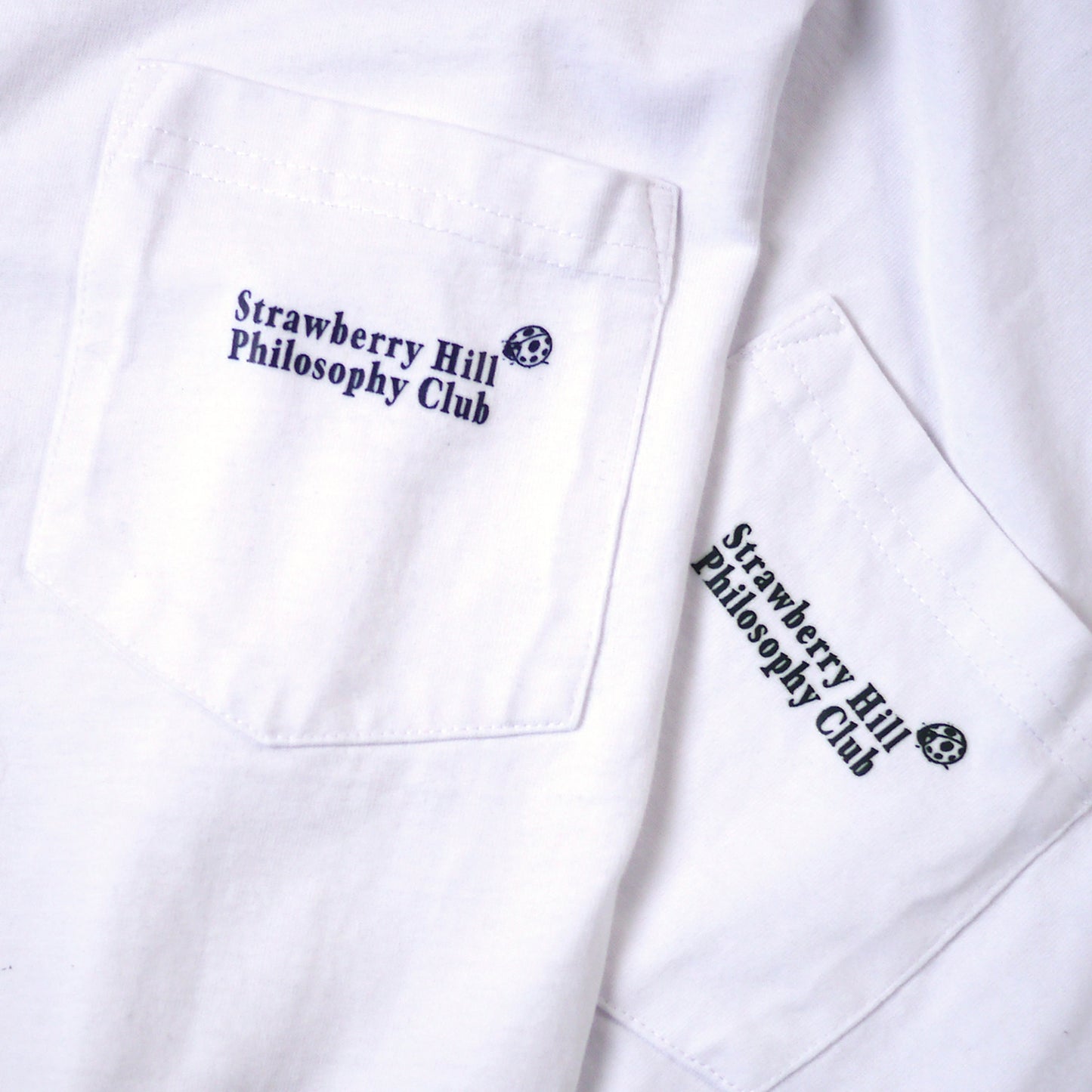 LOGO POCKET TEE - WHITE