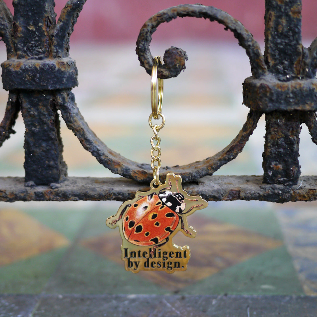 INTELLIGENT BY DESIGN KEYCHAIN