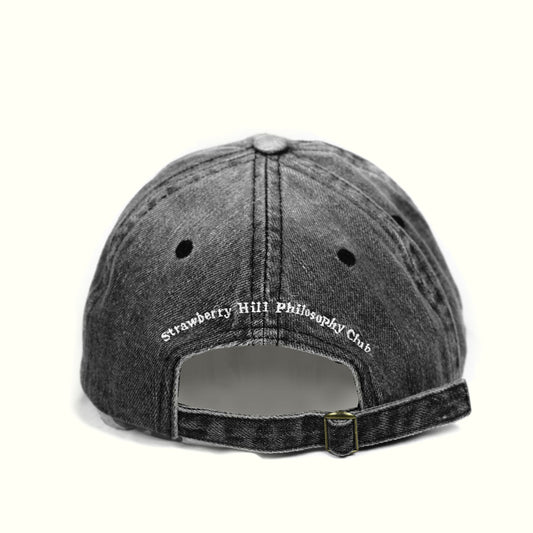 LOGO CAP - BLACK DENIM