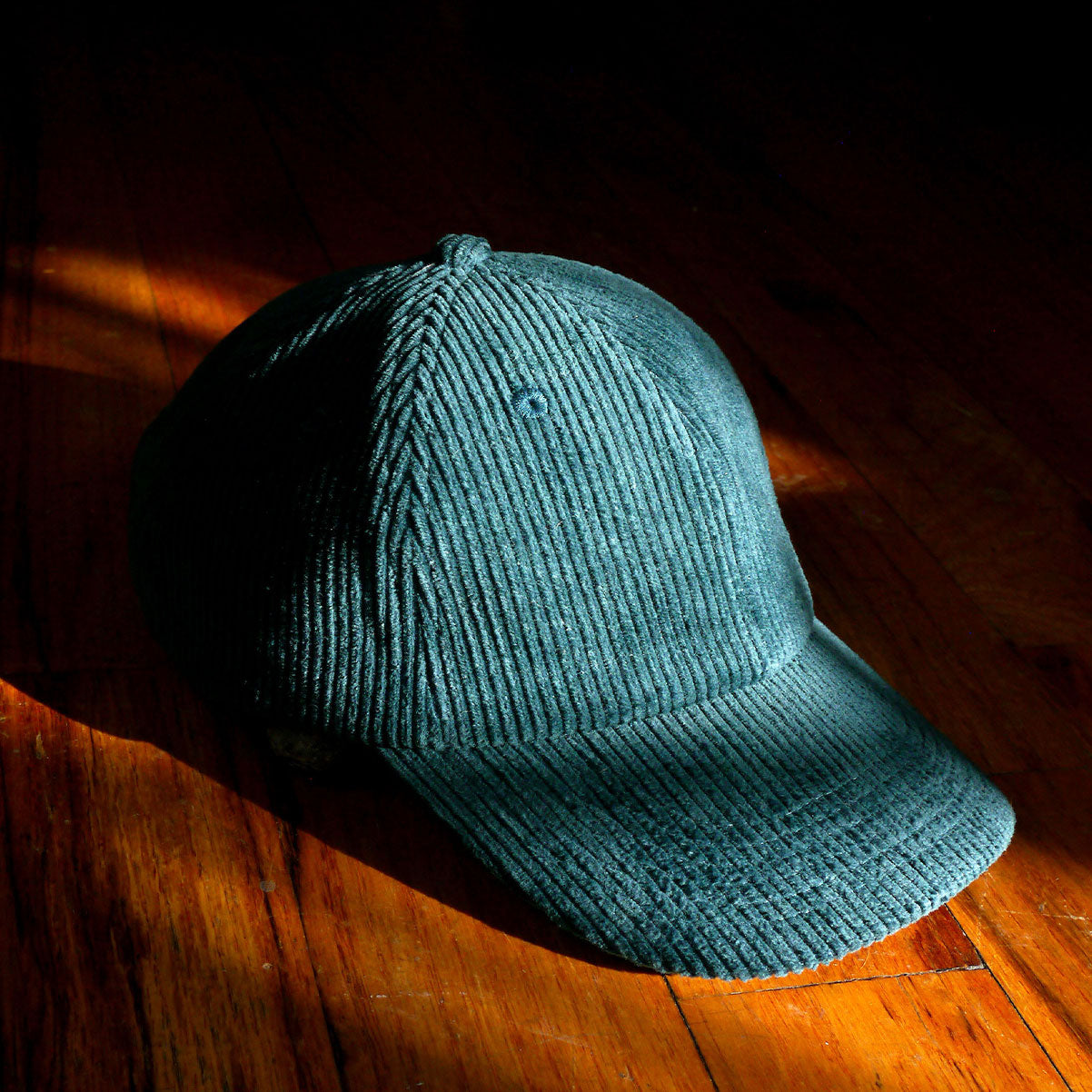LOGO CAP - GREEN CORDUROY
