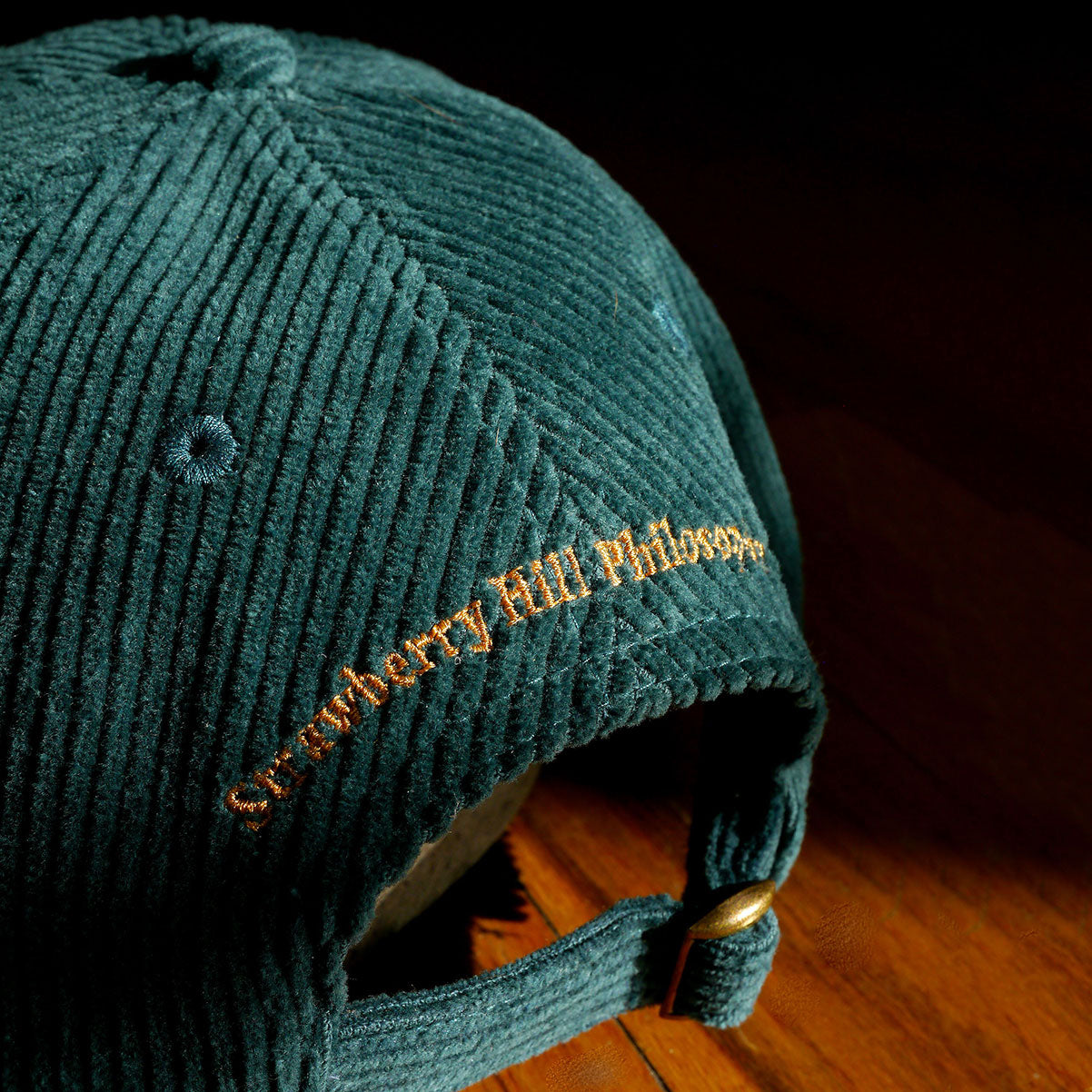 LOGO CAP - GREEN CORDUROY