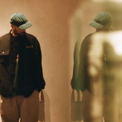 LOGO CAP - GREEN CORDUROY