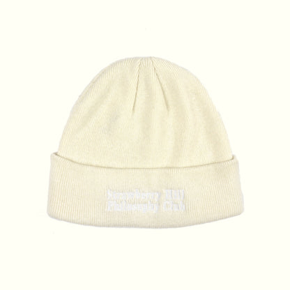 LOGO BEANIE - CASHMERE