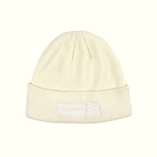 LOGO BEANIE - CASHMERE
