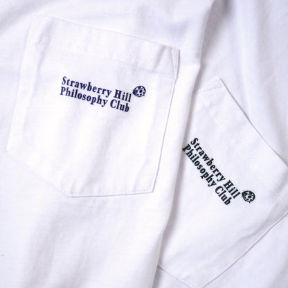 LOGO POCKET TEE - WHITE