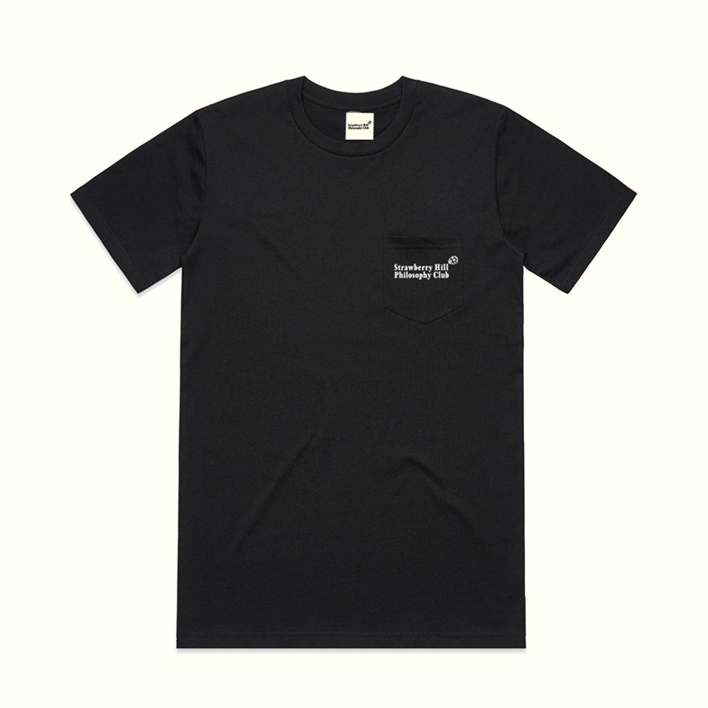 LOGO POCKET TEE - BLACK