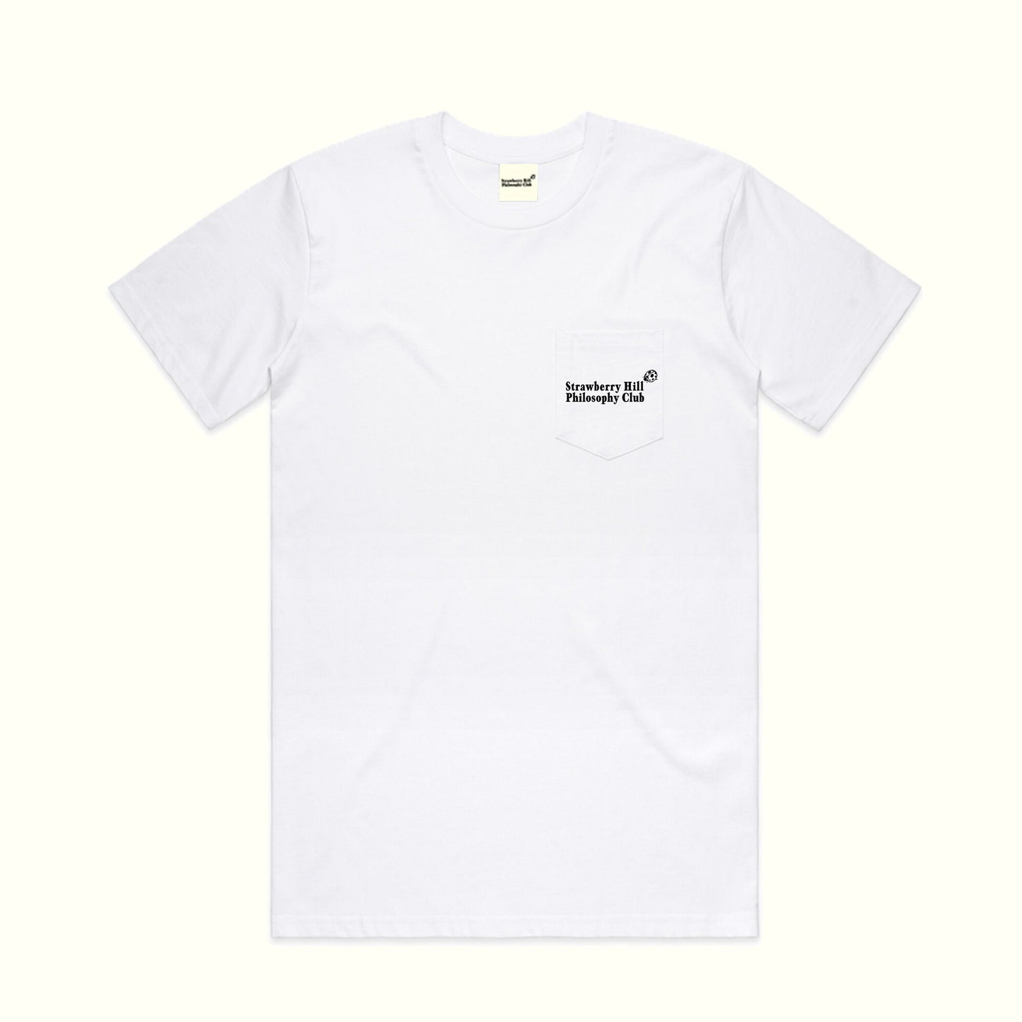 LOGO POCKET TEE - WHITE