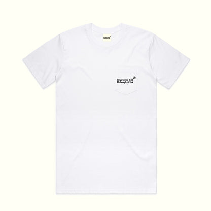 LOGO POCKET TEE - WHITE